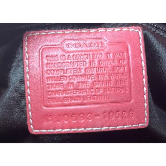 Y2K Coach 10526 Hamilton Pebble Leather Satchel Bag - Picture 13 of 14